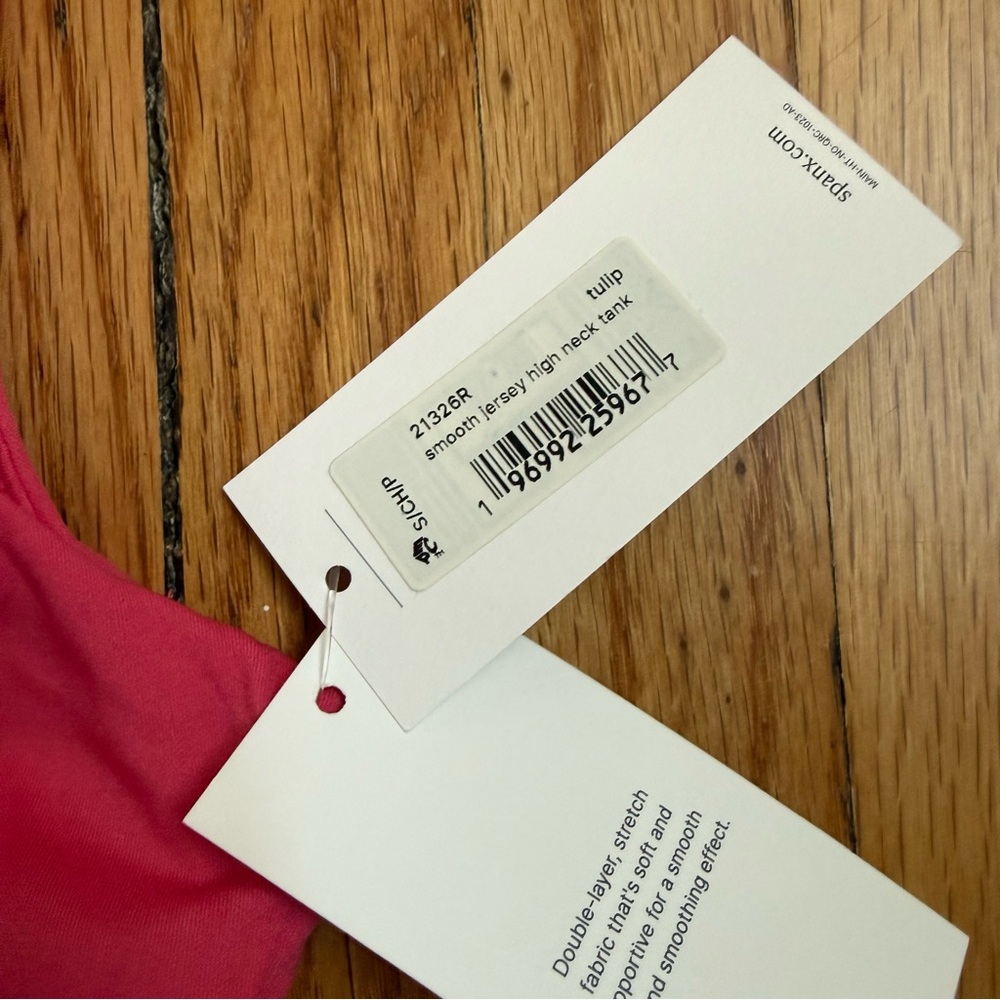 NWT Spanx Smooth Jersey High Neck Tank - Picture 3 of 4